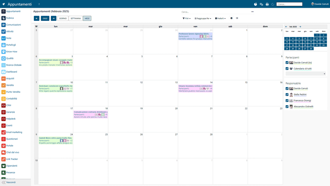 Calendario Condiviso