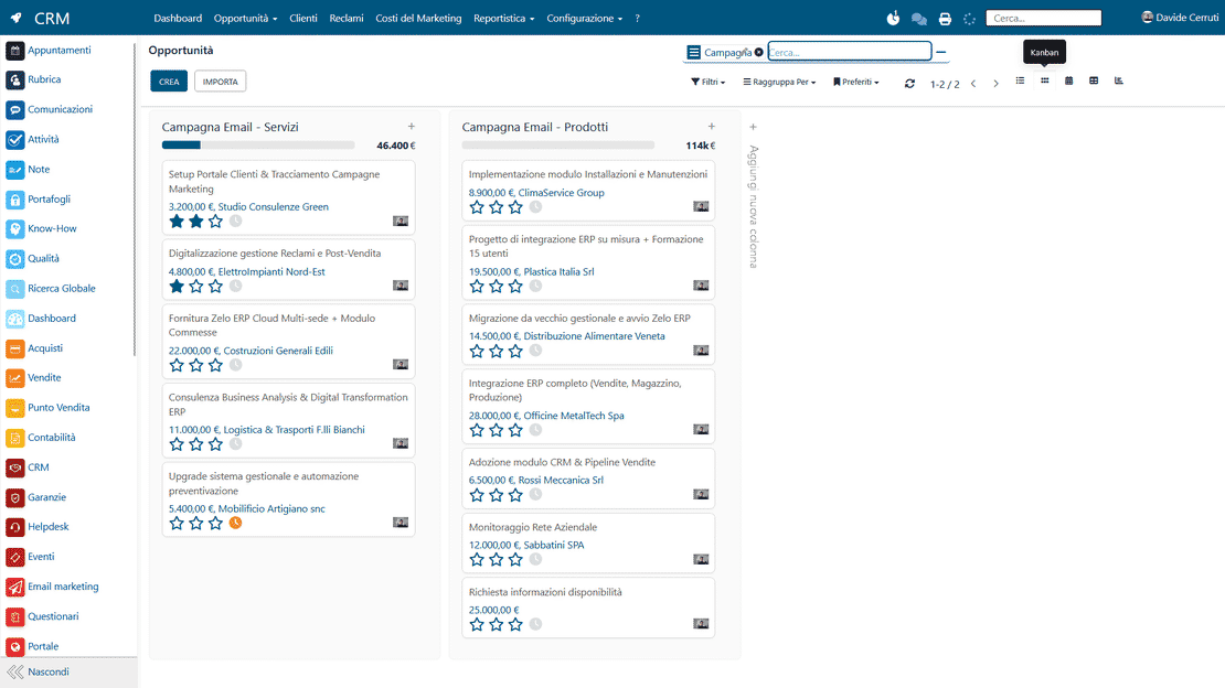 Integrazione con il CRM