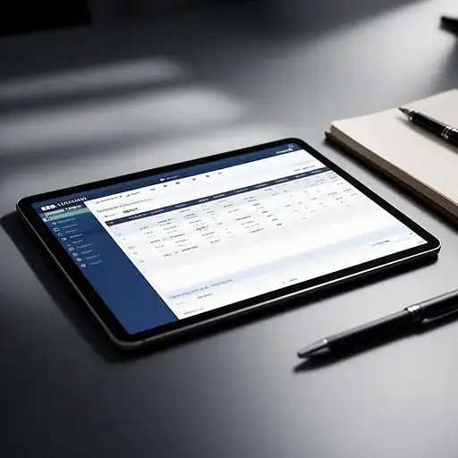 Tablet con timesheet per controllo ore su progetti e task